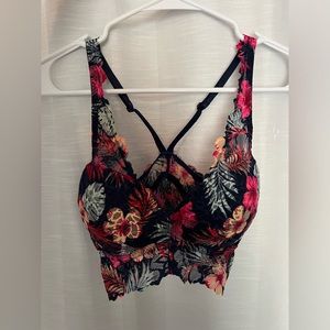 PINK bralette size small used good condition